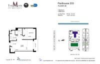 Unit PH203 floor plan