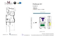Unit PH301 floor plan