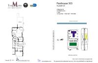 Unit PH303 floor plan
