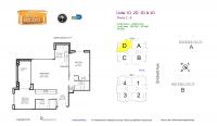Unit 1D floor plan