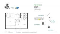 Unit A1005 floor plan