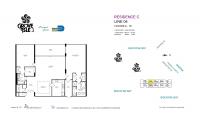 Unit C1004 floor plan