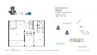 Unit C1005 floor plan