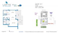 Unit 206 floor plan