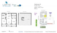 Unit PH-25 floor plan