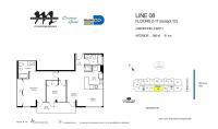 Unit 208 floor plan
