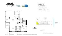 Unit 814 floor plan