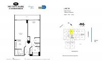 Unit 1908 floor plan