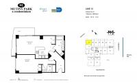 Unit 910 floor plan