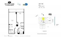 Unit 1708 floor plan