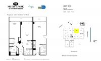 Unit 1803 floor plan