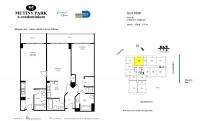 Unit 1808 floor plan