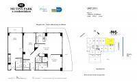 Unit 2101 floor plan