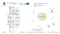 Unit 2001 floor plan