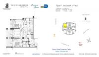 Unit 1704 floor plan