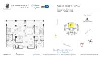 Unit 2104 floor plan