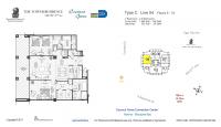 Unit 504 floor plan