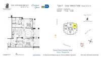 Unit 1806 floor plan