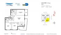 Unit 802 floor plan