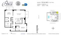 Unit 703 floor plan