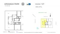 Unit 14P floor plan