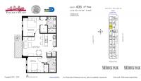 Unit 406 floor plan