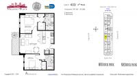 Unit 409 floor plan
