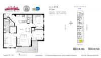 Unit 414 floor plan