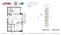 Unit 417 floor plan