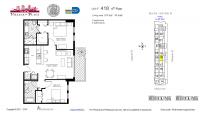 Unit 418 floor plan