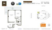 Unit M0302 floor plan