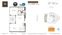 Unit M0905 floor plan