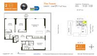 Unit H0701 floor plan