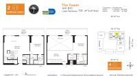 Unit PH102 floor plan