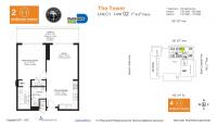 Unit H0702 floor plan