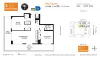 Unit H0705 floor plan