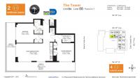 Unit H0905 floor plan