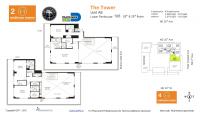 Unit PH106 floor plan