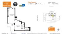 Unit H0707 floor plan