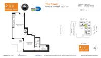 Unit H0907 floor plan