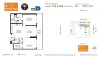 Unit H0708 floor plan