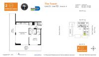 Unit H0910 floor plan