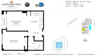 Unit 405 (B-6) floor plan