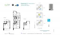 Unit PH-1 floor plan