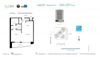 Unit 2303 floor plan