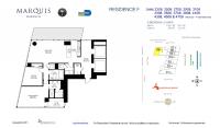 Unit 2308 floor plan