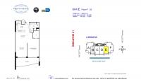 Unit PH1E floor plan