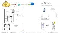 Unit B102 floor plan