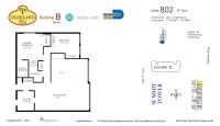 Unit B802 floor plan