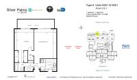 Unit 201N floor plan